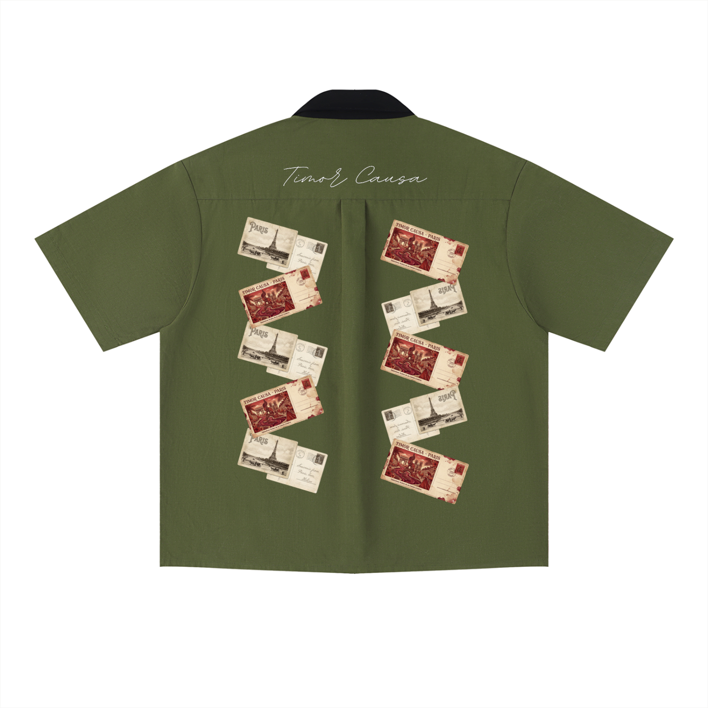 Unisex Color Block Short Sleeve Shirt