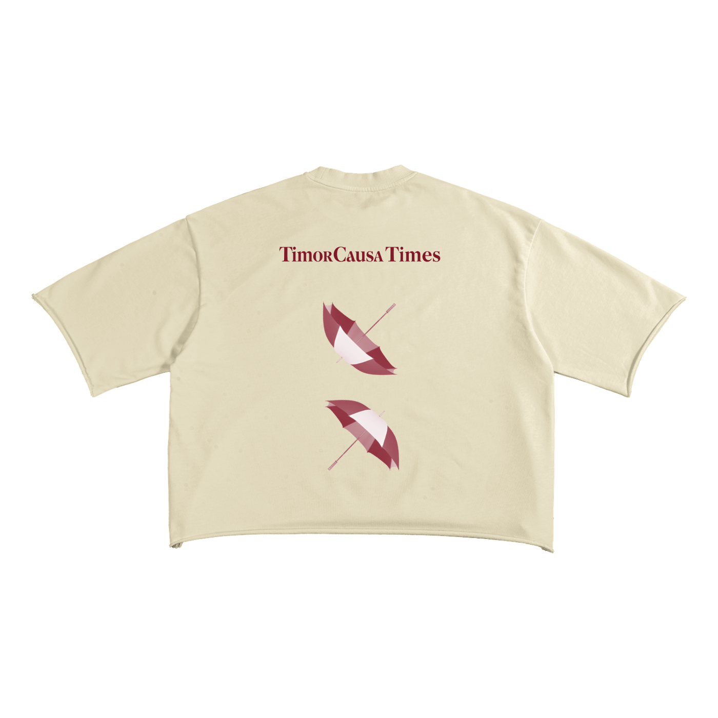 The "Front Page" Raw-Hem Tee