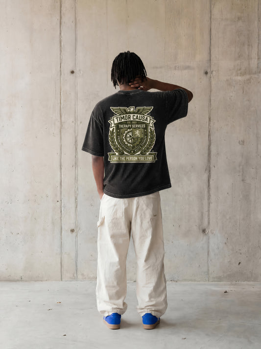 Waffle Washed Boxy T-Shirt