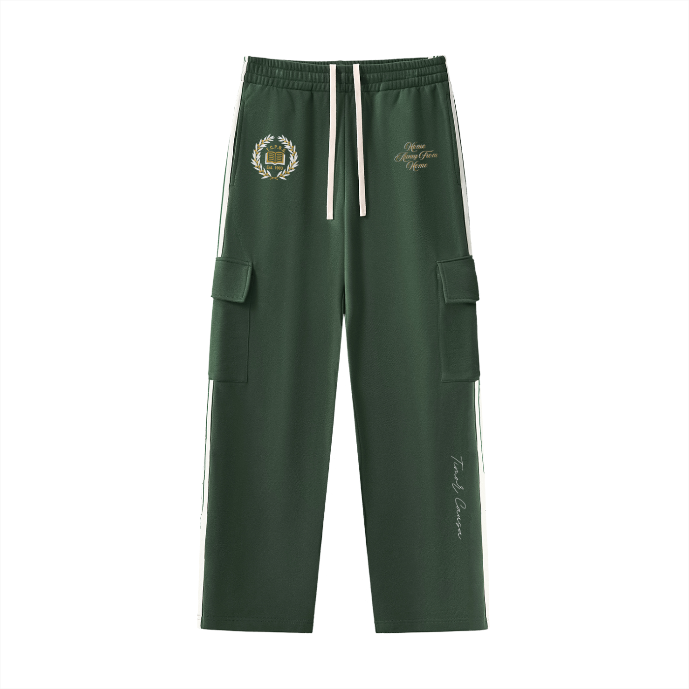 Residency Cargo Sweatpants (Forest Green)