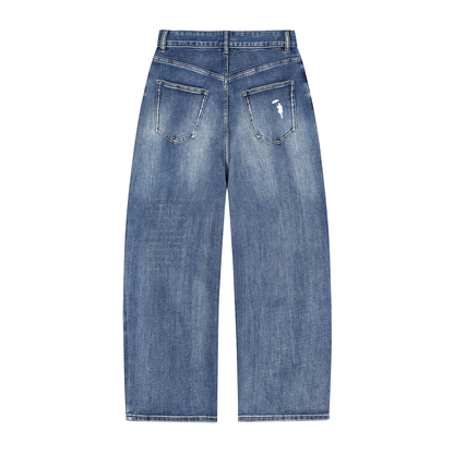 Quad Umbrella Wide-Leg Denim