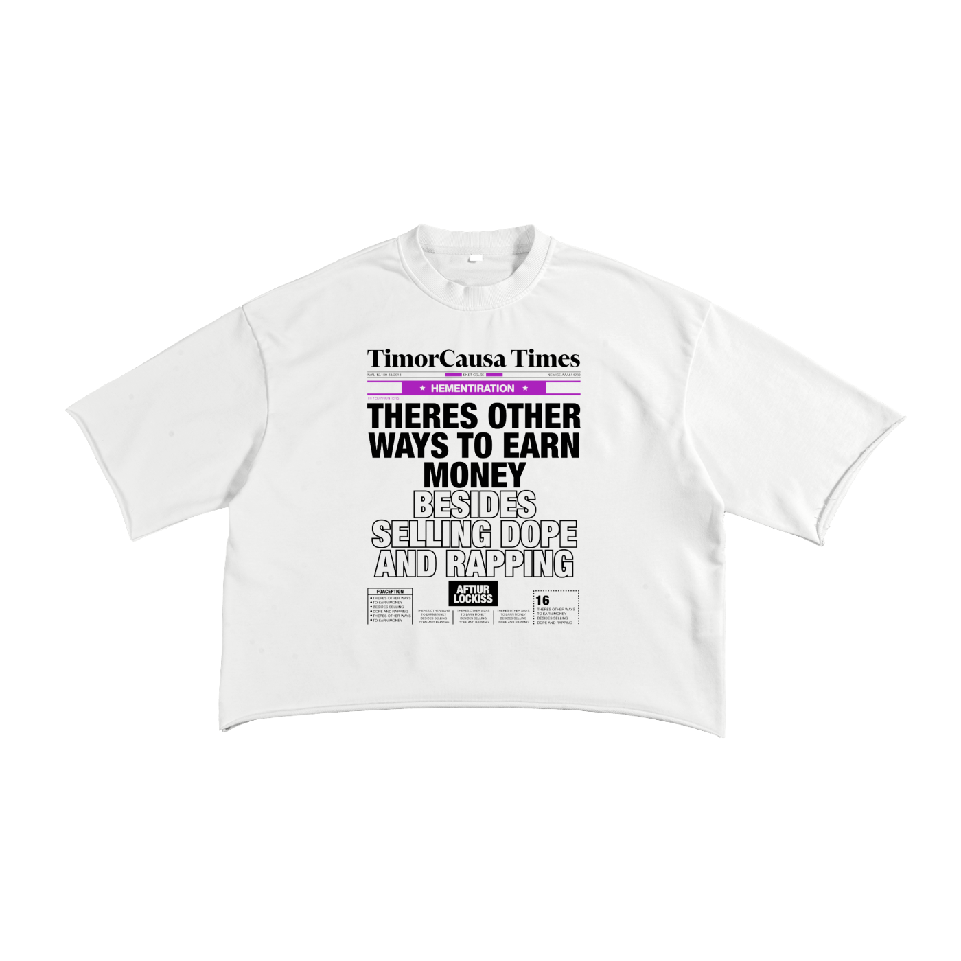 New Narrative Headline Tee