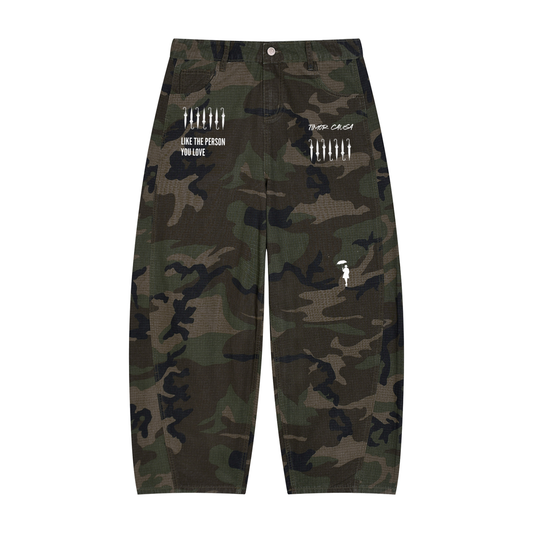 The Umbrella Camo Barrel Trouser