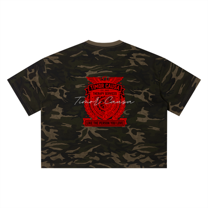 Unisex Camo Boxy T-Shirt