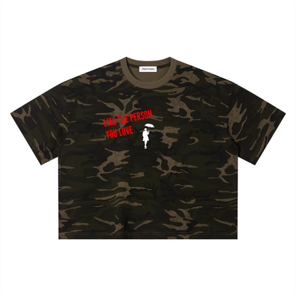 Unisex Camo Boxy T-Shirt