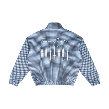 Uni-Plaid Quarter-Zip