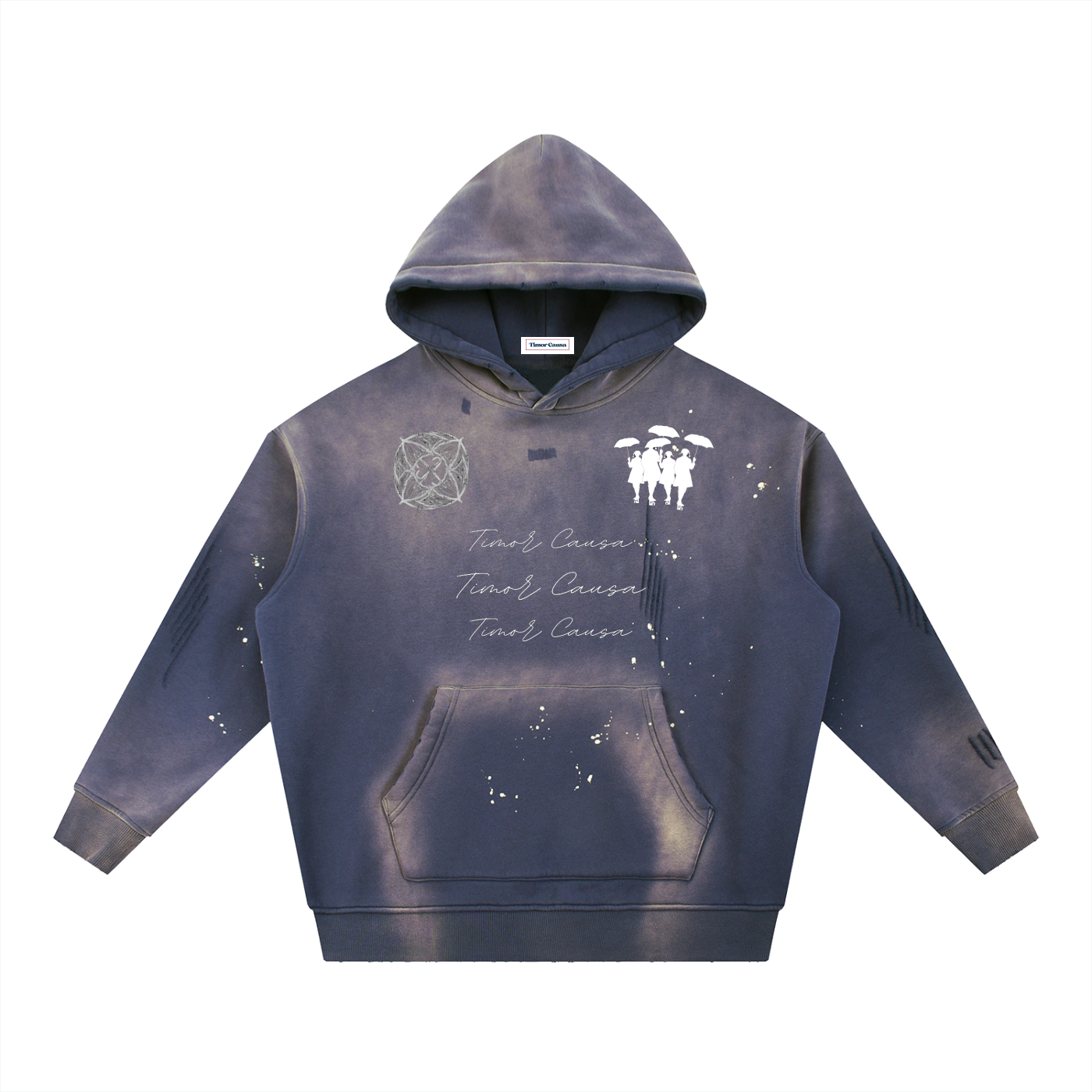 Deluge Philosophical Sun-Faded Hoodie