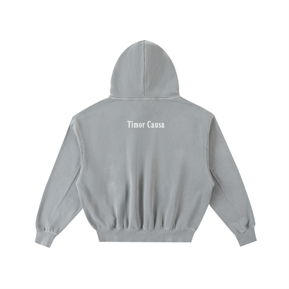 Payments Frayed Enzyme Washed Hoodie