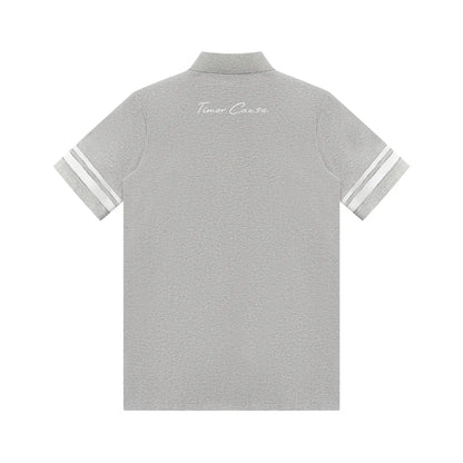 Heather Knit Polo Dress