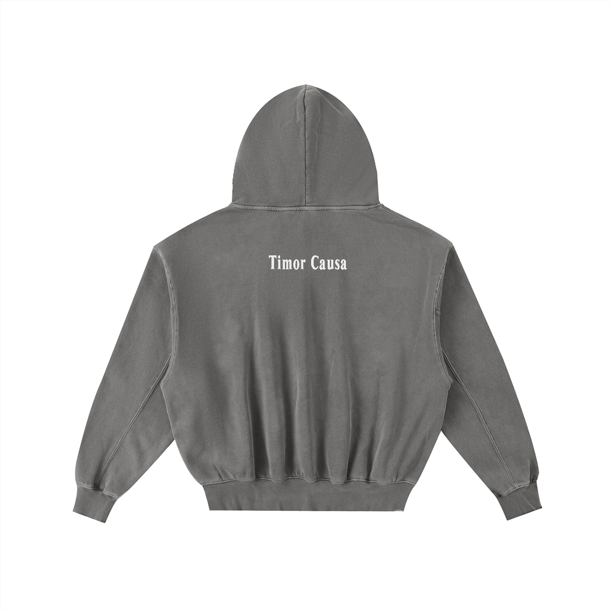 Payments Frayed Enzyme Washed Hoodie