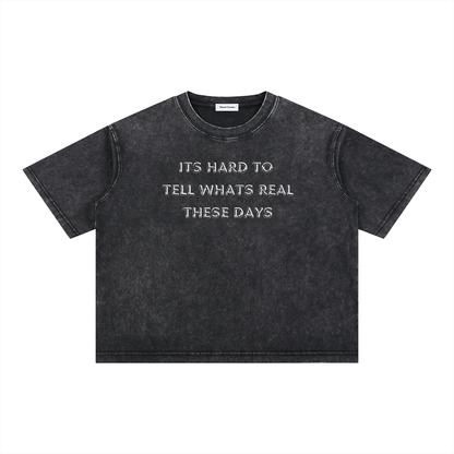 Distorted Reality Acid Wash Tee