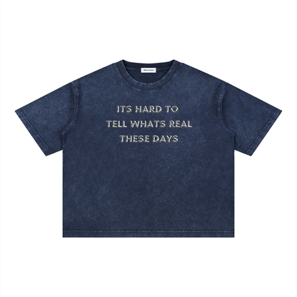Distorted Reality Acid Wash Tee