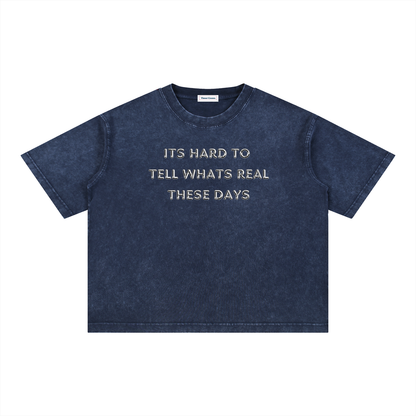 Distorted Reality Acid Wash Tee