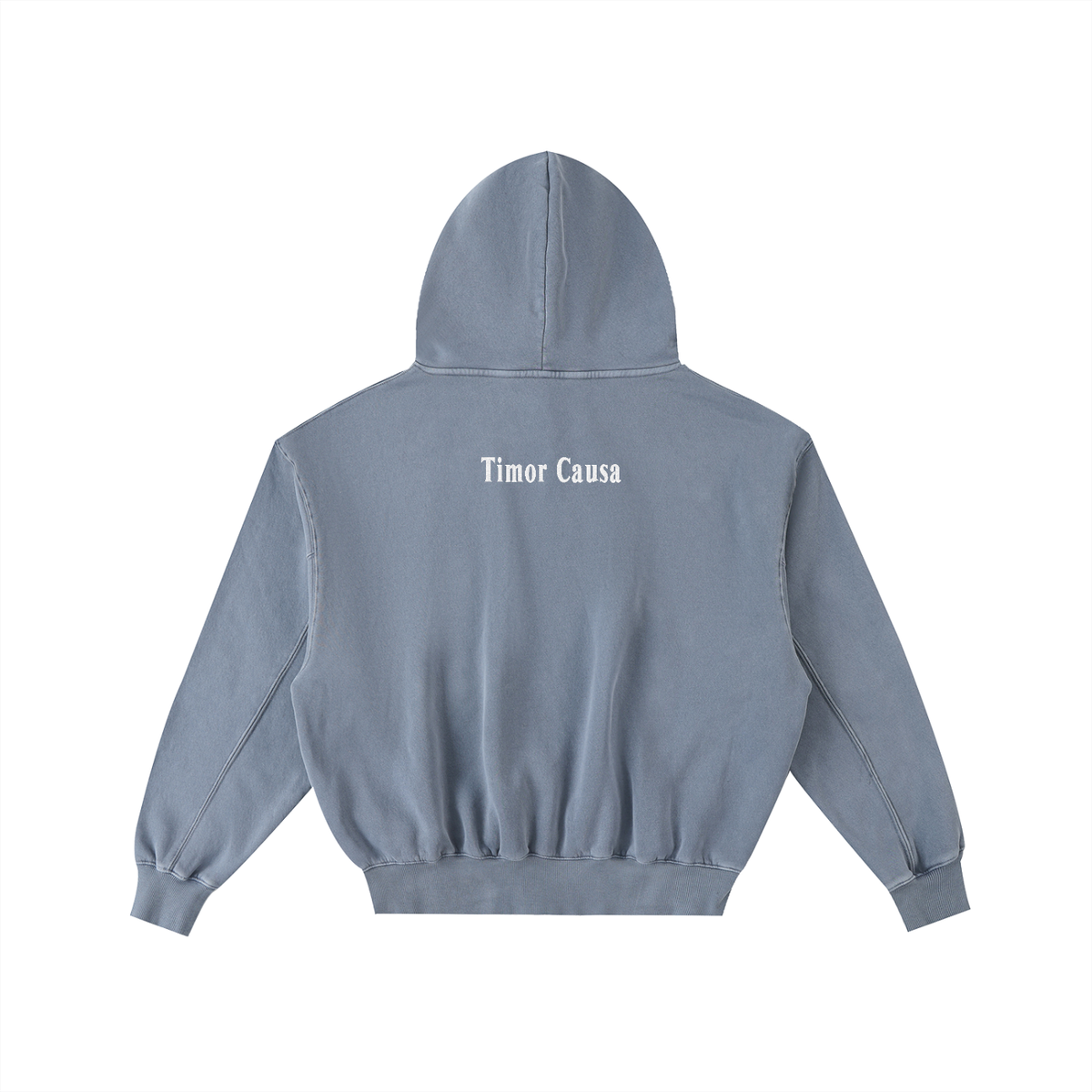 Payments Frayed Enzyme Washed Hoodie