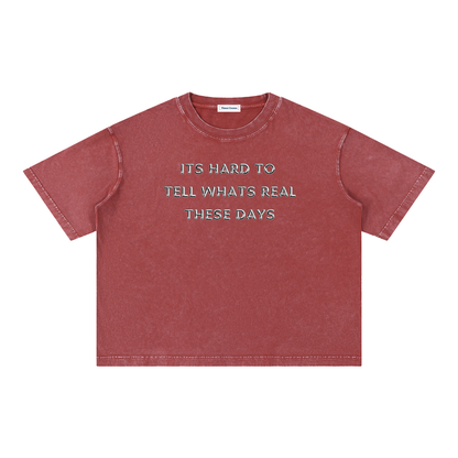 Distorted Reality Acid Wash Tee