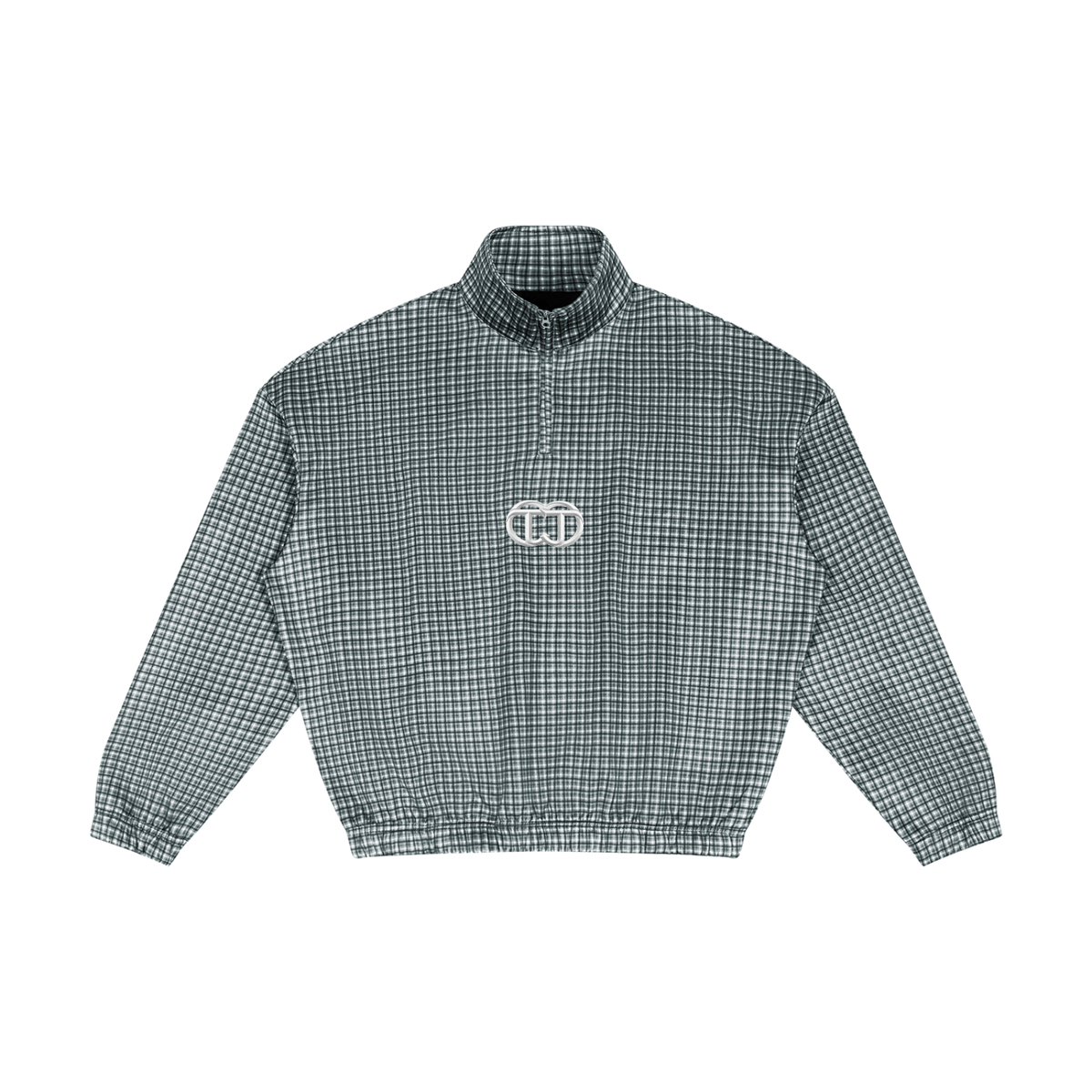 Uni-Plaid Quarter-Zip