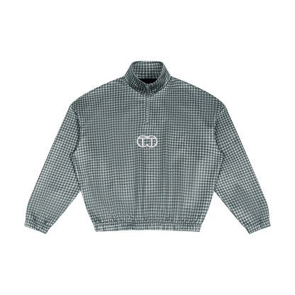 Uni-Plaid Quarter-Zip