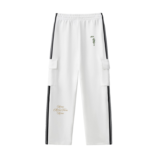 Residency Cargo Sweatpants (Ivory White)