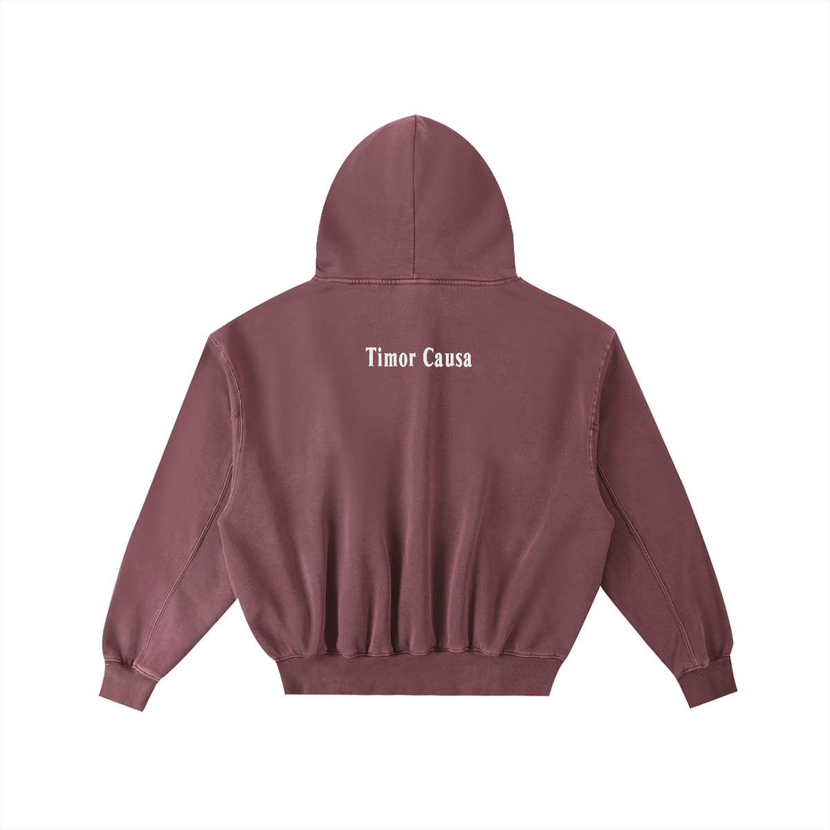 Payments Frayed Enzyme Washed Hoodie