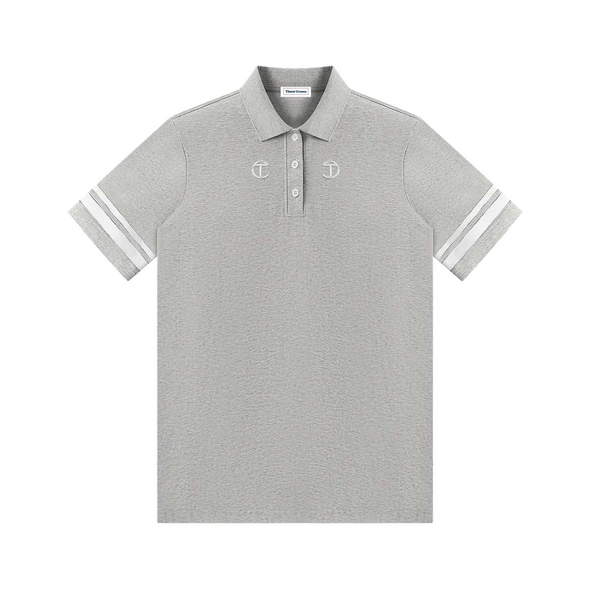 Heather Knit Polo Dress