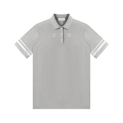 Heather Knit Polo Dress