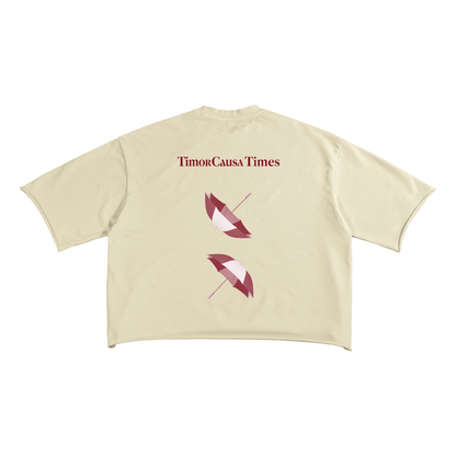 The "Front Page" Raw-Hem Tee