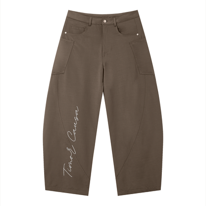 Men's Barrel Leg Pants